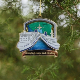 Mercy Ships Christmas Ornament