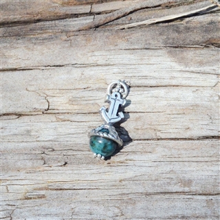 Ocean Jasper Anchor Charm