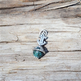 Ocean Jasper Anchor Charm