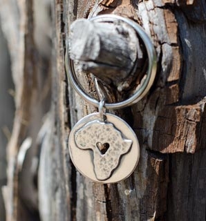 Hope for Africa Keychain
