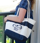 Mercy Ships Capri Stripe Cotton Tote