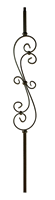 LC 2881-T- Ultra Series - Large "S" Scroll Design- Hollow