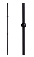 Double Sphere Iron Baluster (LC16.8.13) Hollow - Ash Grey