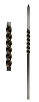 LC 2452 - Twist Series Iron Newels - Solid