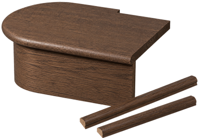 False End Bullnose  (17 1/2'' x 11 1/2'')