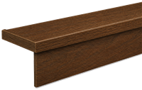 Modern Replacement Tread  & Riser Kit 36" w/LH Return (LC 8075 FALTR-36) - Red Oak