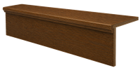 Standard Replacement Tread  & Riser Kit 60" w/No Return (LC 8075 FALTR-60) - Red Oak