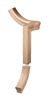 7860 - LH Gooseneck, 2 Riser w/ Cap