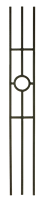 LC 2933-T Single Ring-3 Legged Panel - Hollow