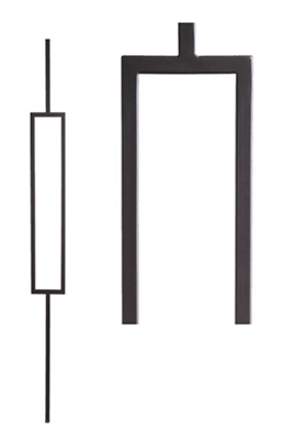 LC 16.6.3 -T Single Rectangle Aalto Series - Hollow