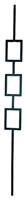 LC 2672-T Triple Rectangle Liberty Series - Hollow