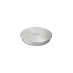 Stainless Steel End Cap Flat for Tube 1 2/3" Dia.