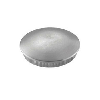Stainless Steel End Cap Rounded for Tube 1 2/3" Di