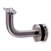 Stainless Steel Handrail Support Includes Glass Cl