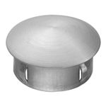 316 Stainless Steel End Cap Rounded for Tube 1 1/3