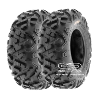 ( 2 Pack Special price)  SunF X SUNF A051 "Power II" TIRES 19x7-8 Aggressive tread!