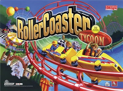ColorDMD for a Roller Coaster Tycoon Pinball
