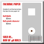 Image (if shown) is illustrative and indicates the dimensions of these paper rolls. Please read the full product description for precise information about this product.