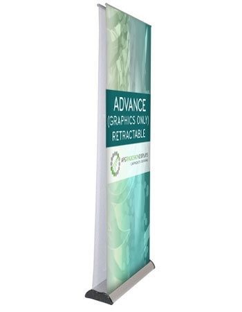 Advance Double Sided Retractable Banner Stand [Graphics Only 1 Side]