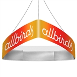 Trio Curved Blimp Triangle Hanging Sign - 12 ft x 48 in [Graphics Only]
