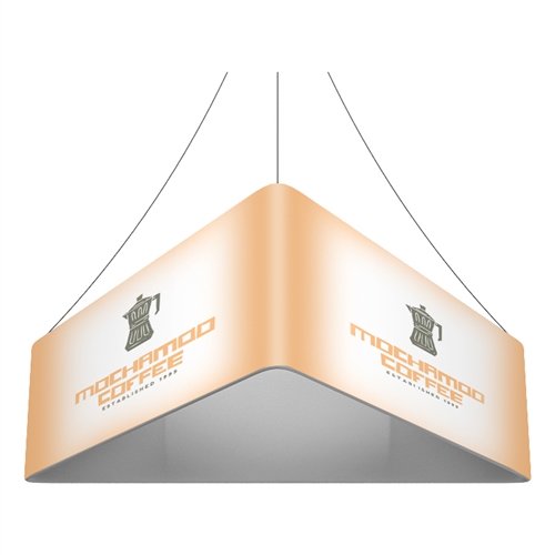 Trio Blimp Straight Triangle Hanging Sign - 08 ft x 42 in [Graphics Only]