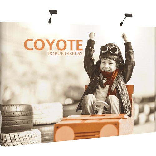 Coyote 10' Straight Pop Up Display Blank Panels [Graphics Only]