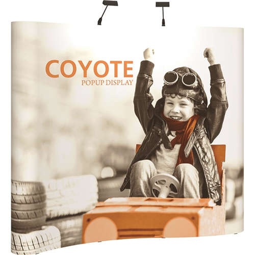Coyote 8ft Serpentine Pop Up Display (Graphics Only)