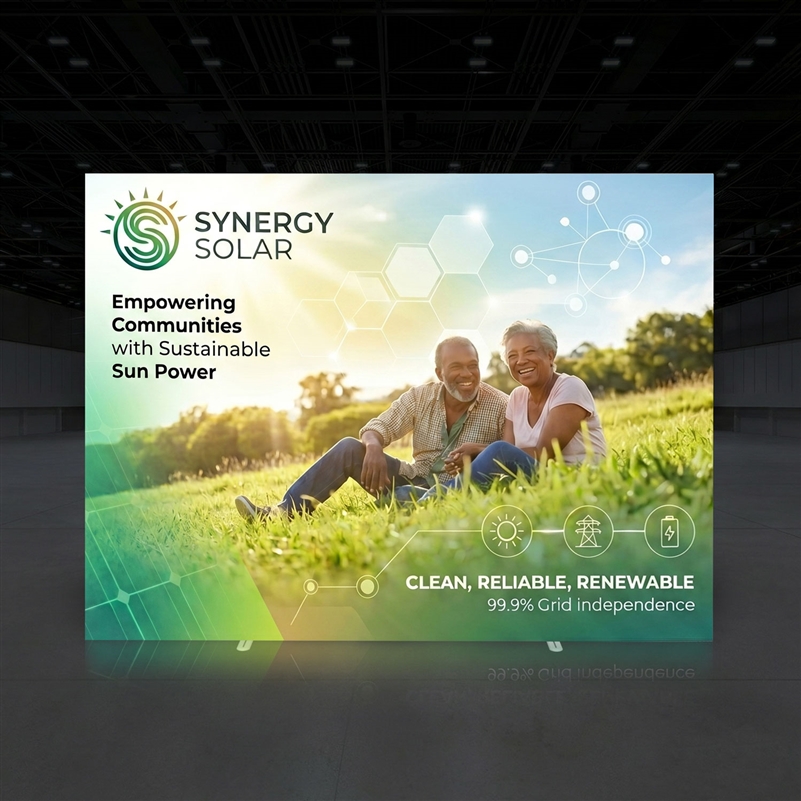 Embrace 10ft Backlit Trade Show Display [Replacement Graphics]