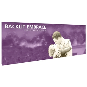 20ft Embrace Backlit SEG Pop Up Trade Show Display with Cases