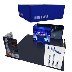 Enterprise 20X20 Tension Fabric Trade Show Exhibit Kit