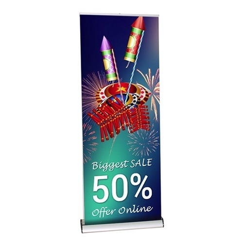 Excalibur Double-Sided Retractable Banner Stand [Graphics Only]