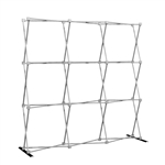 HopUp 8 ft (3x3) Straight Tension Fabric Display [Hardware Only]