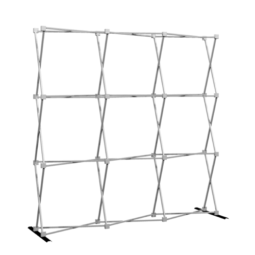 HopUp 8 ft (3x3) Straight Tension Fabric Display [Hardware Only]