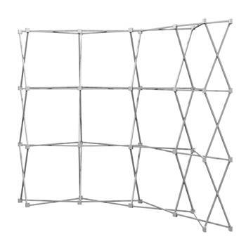 HopUp 10 ft (4x3) Curved Tension Fabric Display [Hardware Only]