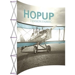 HopUp 10 ft Curved  Extra Tall Tension Fabric Display [Graphic Only]