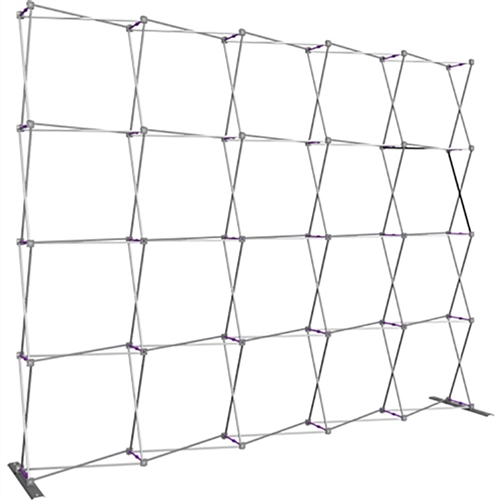 HopUp 12 ft Straight Extra Tall Tension Fabric Display [Hardware Only]