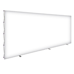 HopUp 20 ft Straight Extra Tall Tension Fabric Display [Blank Replacement Graphics]