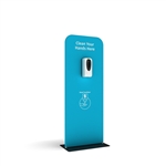 Hanz Automatic Hand Sanitizer Dispenser Banner Stand - Stock Colors