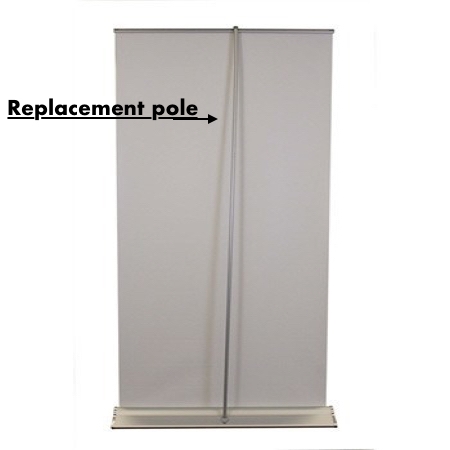 Retractable Banner Replacement Pole