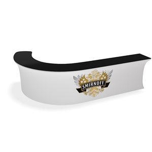 InfoDesk Counter 08J Curved [Replacement Graphics]