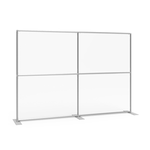 Sneeze Guard Wall 92w x 64h Clear Plexiglass Panel