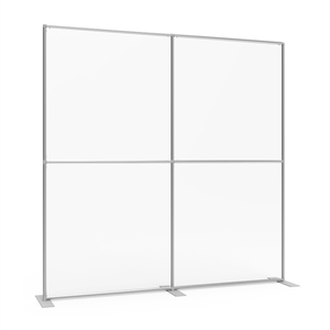 Sneeze Guard Wall 92w x 92h Clear Plexiglass Panel
