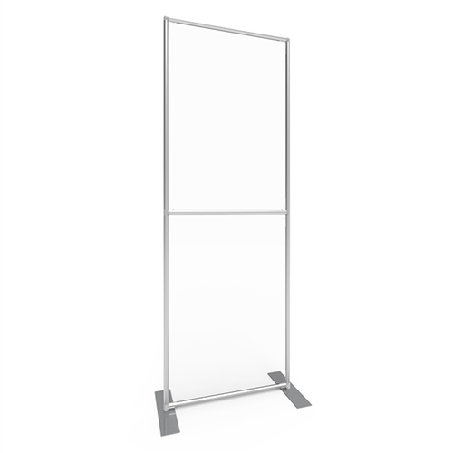 Sneeze Guard Wall 33w x 92h Clear Plexiglass Panel