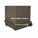 Replacement Wheel for OC-HOP HopUp Case (Single Wheel)