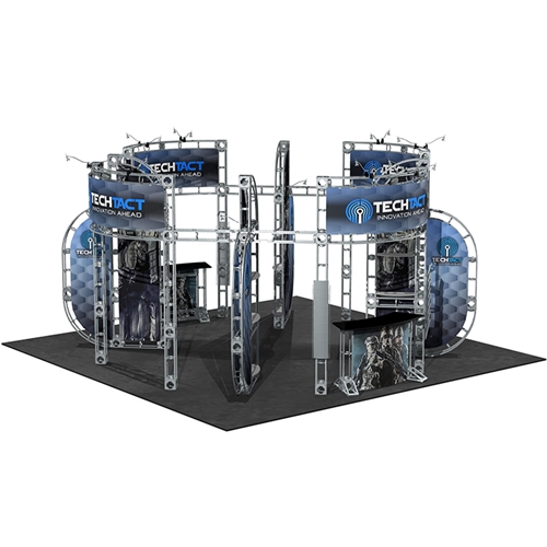 Optimus 20X20 Orbital Express Truss Exhibit Kit [Graphics only]