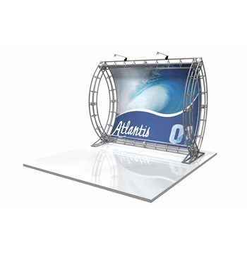 Atlantis 1 Orbital Trade Show Truss Backwall [Graphics Only]