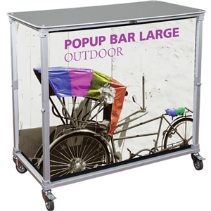 Portable PopUp Bar - Large [Replacement Graphics]