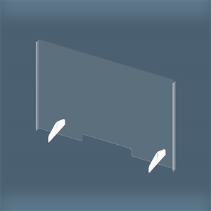 Clear Acrylic Plexiglass Sneeze Guard Plastic Barrier