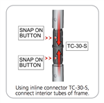 TC-30-S Junction for 30MM Tubing [Hardware]