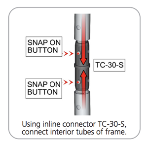 TC-30-S Junction for 30MM Tubing [Hardware]